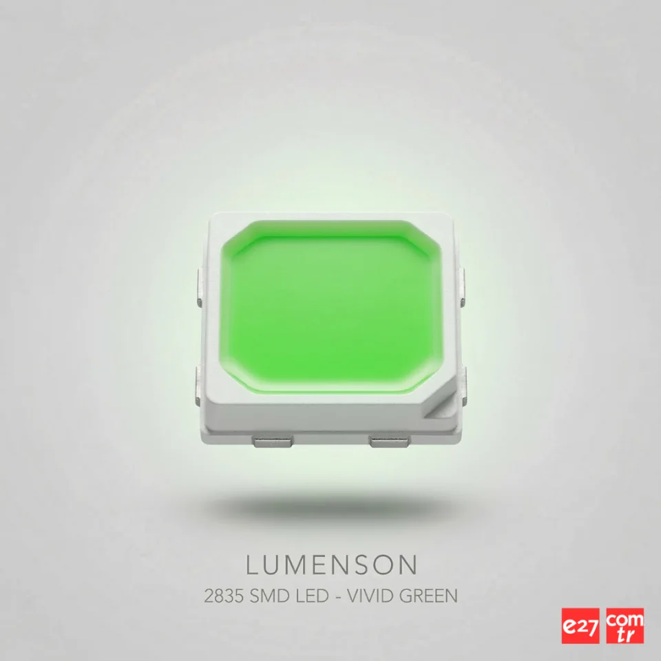 Lumenson Yeşil 2835 SMD LED chip özgün ürün görseli